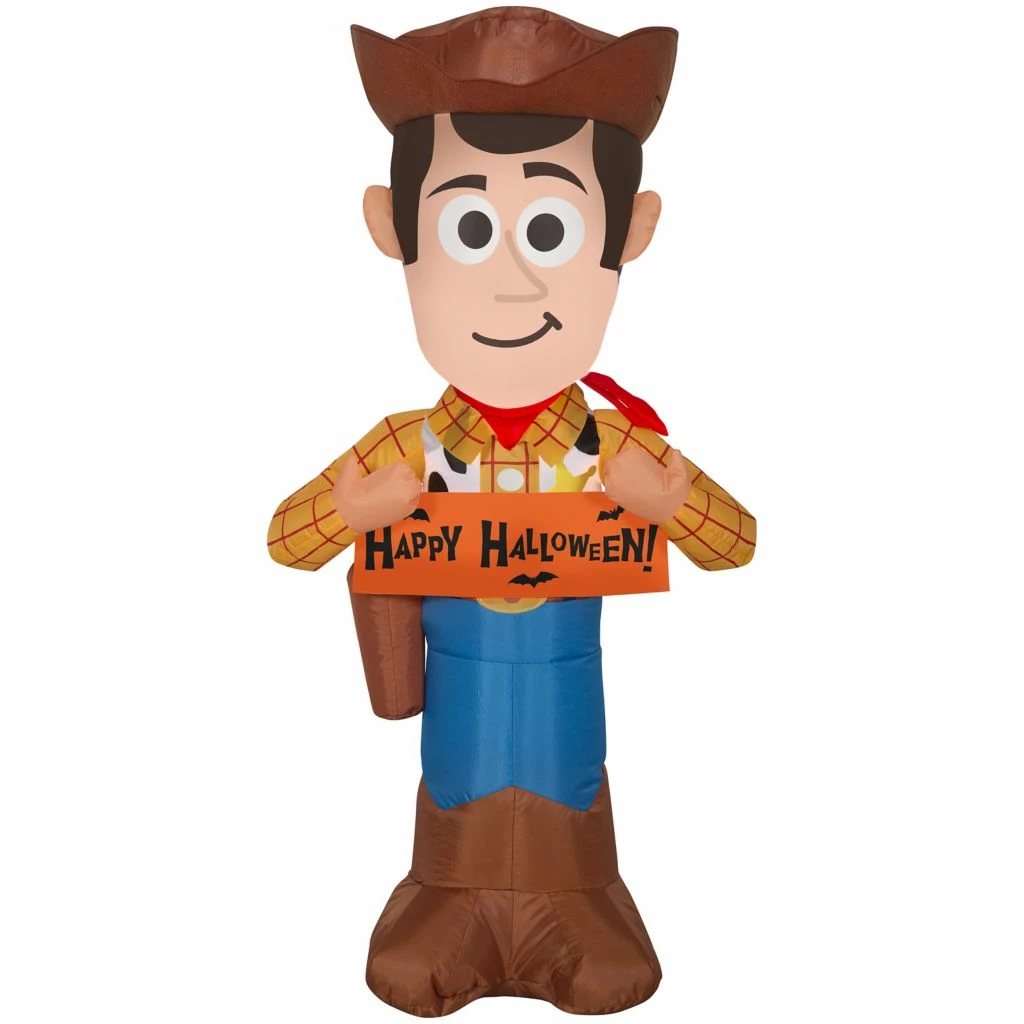 Gemmy Airblown-Woody with Banner Halloween Inflatable 3 Gemmy Airblown-Woody with Banner Halloween Inflatable