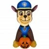 Gemmy Airblown Inflatable Paw Patrol Chase with Pumpkin, Self-Inflates, G-72189 -Cts Halloween Decoration Shop 1445696