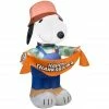 Gemmy Airblown Inflatable Snoopy as Scarecrow, Self-Inflates, G-70445 -Cts Halloween Decoration Shop 1445718