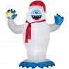 Gemmy Airblown-Bumble with Santa Hat Inflatable Decor, G-14545 -Cts Halloween Decoration Shop 1454492