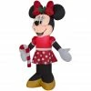 Gemmy Airblown-Minnie Holding Candy Cane Inflatable Decor, G-39049
