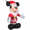 Gemmy Airblown Mickey with Santa Beard Christmas Inflatable 2 Gemmy Airblown Mickey with Santa Beard Christmas Inflatable -Cts Halloween Decoration Shop 1483342
