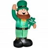 Gemmy 6 ft. Airblown Inflatable St. Patrick's Day Leprechaun 1 Gemmy 6 ft. Airblown Inflatable St. Patrick's Day Leprechaun -Cts Halloween Decoration Shop 1485658