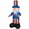 Gemmy Outdoor Airblown Inflatable Uncle Sam, 4 ft., G-44244 -Cts Halloween Decoration Shop 1486426