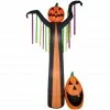 Gemmy Projection Airblown Inflatable Fire and Ice Frightening Pumpkin Giant Scene Decoration, Self-Inflates, Lights Up -Cts Halloween Decoration Shop 1547590