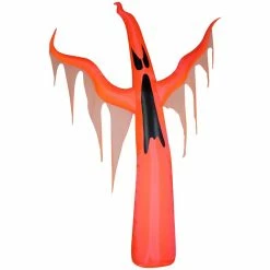 Gemmy Neon Airblown with Black Light, Orange Ghost