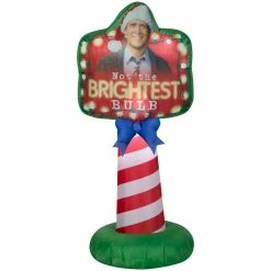 Gemmy National Lampoon's Christmas Vacation Not the Brightest Bulb Sign