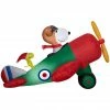 Gemmy Airblown Inflatable Snoopy in an Airplane Scene -Cts Halloween Decoration Shop 1572849