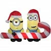 Gemmy Airblown Inflatable Minions Carrying Candy Cane -Cts Halloween Decoration Shop 1572850