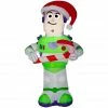Gemmy Airblown Inflatable Stylized Buzz with Candy Cane -Cts Halloween Decoration Shop 1572861