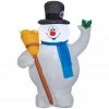 Gemmy Airblown Inflatable Frosty with Broom -Cts Halloween Decoration Shop 1572878