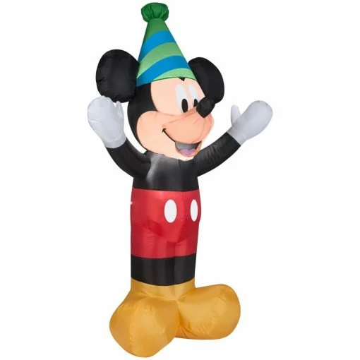 Gemmy Airblown Mickey with Party Hat Decor 7 Gemmy Airblown Mickey with Party Hat Decor -Cts Halloween Decoration Shop 1634571