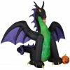 Gemmy Animated Projection Airblown Fire & Ice Dragon Inflatable Decoration, G-220279 -Cts Halloween Decoration Shop 1693998