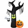 Gemmy Airblown Ghostly Tree Scene Inflatable Decoration, G-221840 -Cts Halloween Decoration Shop 1694653
