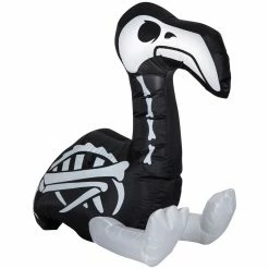 Gemmy Airblown Skeleton Flamingo Inflatable Decoration, G-223151