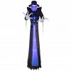 Gemmy Lightshow Projection Airblown-ShortCircuit-Victorian Reaper-Giant (Black Light) (HD) -Cts Halloween Decoration Shop 1694682