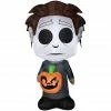 Gemmy Airblown-Michael Myers with Jack-o-Lantern-MD-Universal (WM), G-225597 -Cts Halloween Decoration Shop 1694725