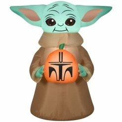 Gemmy Airblown-The Child with Pumpkin-SM-Star Wars