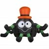 Gemmy Animated Airblown-Spider with Orange Hat-Giant -Cts Halloween Decoration Shop 1694810