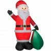 Gemmy Airblown Inflatable Extra Bright Inflatable Santa 1 Gemmy Airblown Inflatable Extra Bright Inflatable Santa -Cts Halloween Decoration Shop 1736989