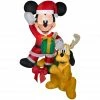 Gemmy Airblown Inflatable Hanging Mickey and Pluto, Disney 1 Gemmy Airblown Inflatable Hanging Mickey and Pluto, Disney -Cts Halloween Decoration Shop 1737021