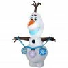 Gemmy Airblown Inflatable Frozen 2 Olaf Holding String of Ornaments, From Disney -Cts Halloween Decoration Shop 1737048