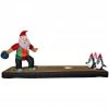 Gemmy Airblown Inflatable Santa Bowling Scene