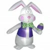 Gemmy Airblownwhite Bowtie Bunny with Vest -Cts Halloween Decoration Shop 1874444