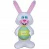 Gemmy Airdorable Airblown Whimsical Easter Bunny -Cts Halloween Decoration Shop 1874449