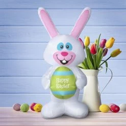 Gemmy Airdorable Airblown Whimsical Easter Bunny 9 Gemmy Airdorable Airblown Whimsical Easter Bunny -Cts Halloween Decoration Shop 1874449 A3