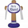 Gemmy Airblown-Outdoor "He Is Risen" Easter Sign, Small, G-41730 1 Gemmy Airblown-Outdoor "He Is Risen" Easter Sign, Small, G-41730 -Cts Halloween Decoration Shop 1877963