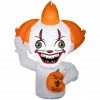 Gemmy Airblown Inflatable Stylized Pennywise CarBuddy -Cts Halloween Decoration Shop 1904165
