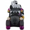 New! Gemmy Airblown Inflatable Black Vintage Hearse Scene -Cts Halloween Decoration Shop 1904197
