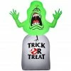 Gemmy Airblown Inflatable Ghostbusters Slimer on Tombstone, G-228684 -Cts Halloween Decoration Shop 1904205