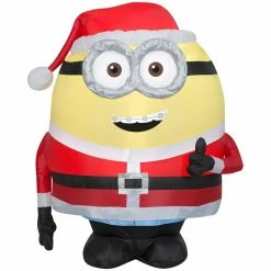 New! Gemmy Airblown Inflatable Minion Otto in Santa Suit, G-110007