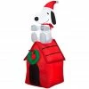 New! Gemmy Airblown Inflatable Snoopy on Dog House, G-110928 -Cts Halloween Decoration Shop 1935113
