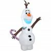 New! Gemmy Airblown Inflatable Olaf with Candy Cane, G-112562 -Cts Halloween Decoration Shop 1935121