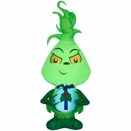 New! Gemmy Airblown Inflatable Little Grinch, G-117629 6 New! Gemmy Airblown Inflatable Little Grinch, G-117629 -Cts Halloween Decoration Shop 1935141