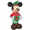 New! Gemmy Airblown Inflatable Mickey Mouse with Plaid Accents, G-119374 -Cts Halloween Decoration Shop 1935161