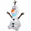 New! Gemmy Airblown Inflatable Olaf in Sitting Pose, G-39842 -Cts Halloween Decoration Shop 1935168