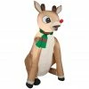 New! Gemmy Airblown Inflatable Rudolph the Red-Nosed Reindeer with Striped Scarf, G-86344 2 New! Gemmy Airblown Inflatable Rudolph the Red-Nosed Reindeer with Striped Scarf, G-86344 -Cts Halloween Decoration Shop 1935171
