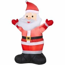 New! Gemmy Airblown Inflatable Santa, G-86457